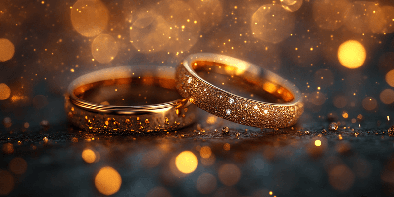 Ile złota na obrączki?